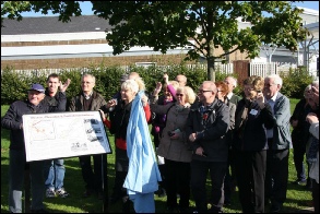 Original board unveiling